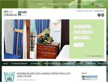 Tablet Screenshot of hotelmodernageres.com